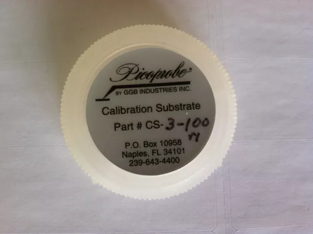 Picoprobe calibration subtrate CS-3-100