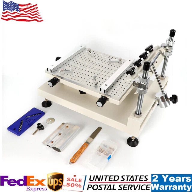 3040 Manual Stencil Printe Solder Paste Printer, SMT Screen PCB Stencil Printer