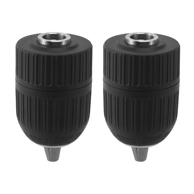 2 Pièces 2-13mm Capacite Sans Cle 1/2-20UNF Montage Cle A Ecrous Mandrin de4412