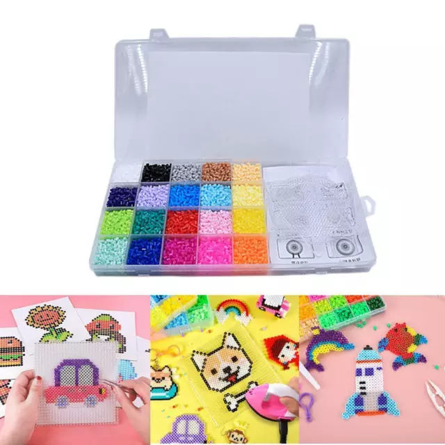 Hama Beads Geburtstagsgeschenk DIY Art Craft Fuse Beads Bastelset für Kinder