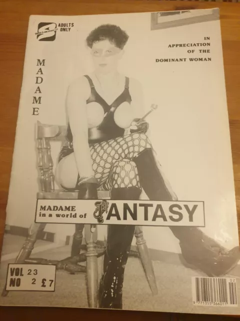 Madame In A World Of Fantasy Vol. 23 No.2 Publication best femdom magazine