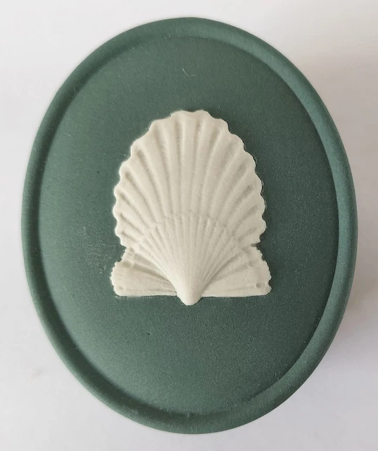 Wedgwood - Bleu Sarcelle Coquillage Bibelot Boite