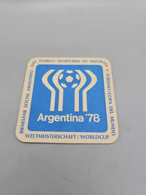 World Cup 1978 Beer Coasters Bar Collectible Weltmeisterschart Argentina '78