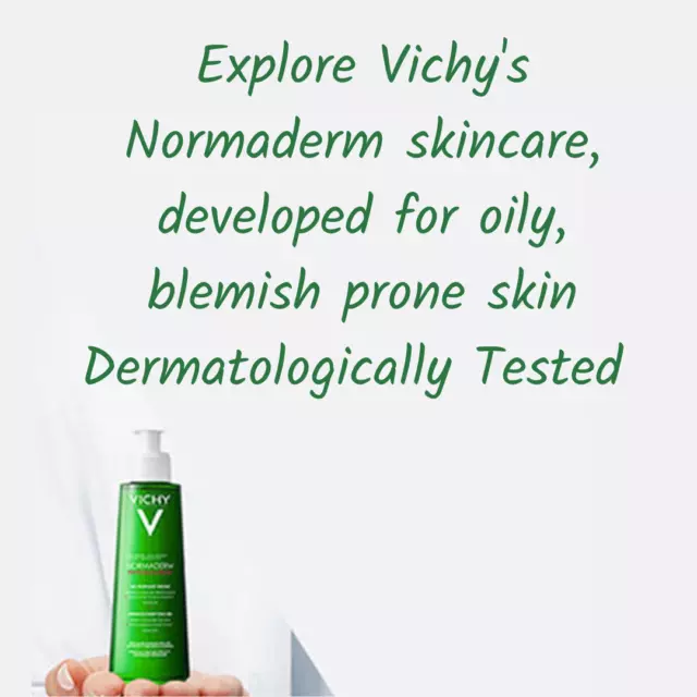 Vichy Normaderm reinigende Poren - straffende Lotion & Gel Gesichtswäsche brandneu 2