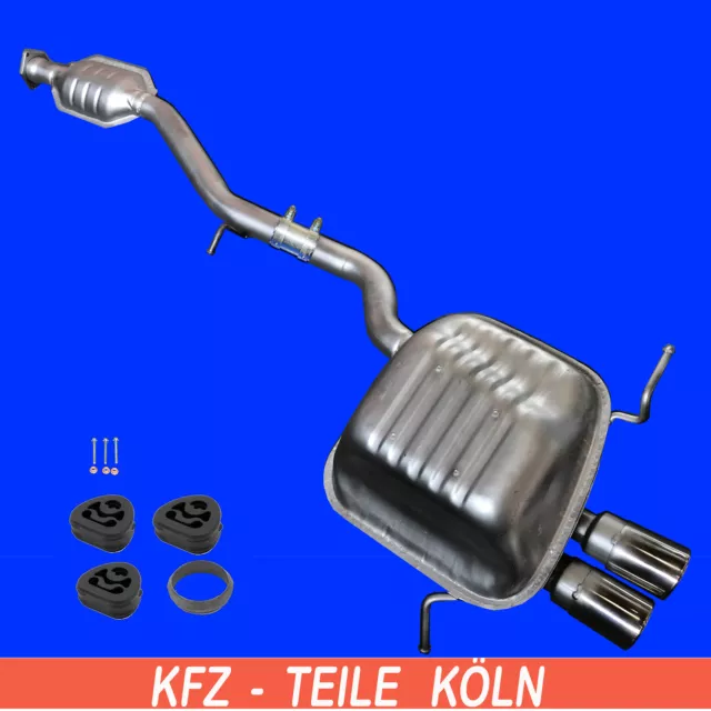 Endtopf C200 CDI C220 CDI Endschalldämpfer Für Mercedes C-Klasse W203 / S203 (C 200 CDI, C 220 CDI) - Inkl. Montageset Mercedes Auspuff