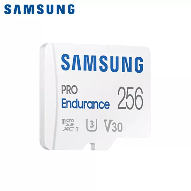 Samsung 256 Go Pro Endurance microSDXC UHS-I U1 V10 + adaptateur pour caméra de tableau de bord / vidéosurveillance 3