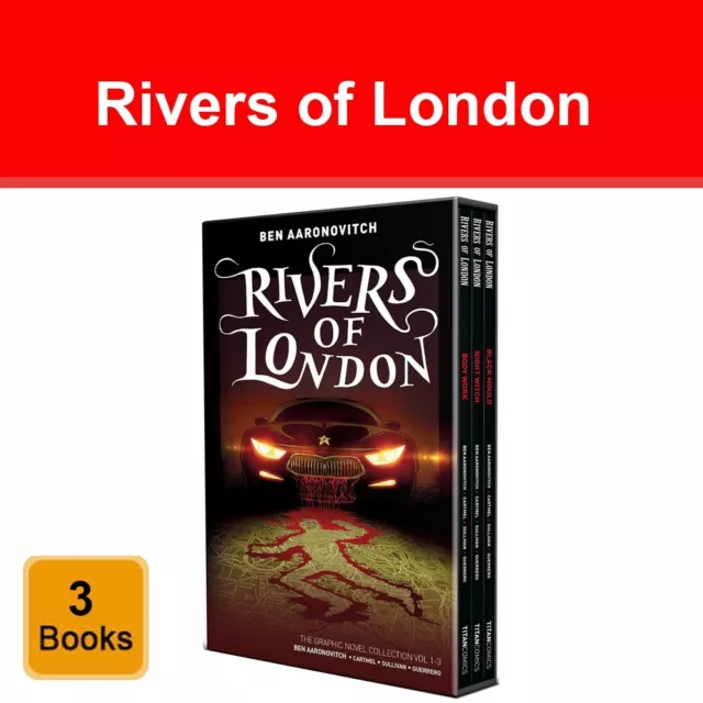 Rivers of London Volumes 1-3 Books Collection Boxed Set by Ben Aaronovitch