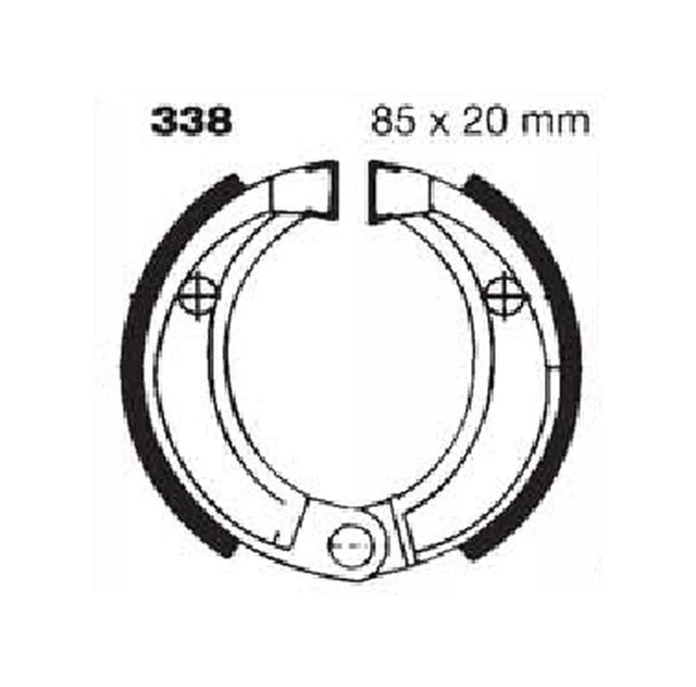 Standard Organic Brake Shoes EBC 338
