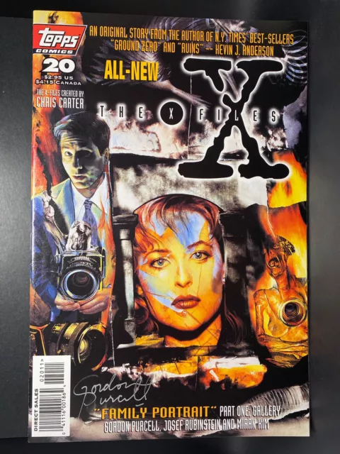 The X-Files #20 Topps Comics Signed By Gordon Purcell, Coa & Mystery Gift