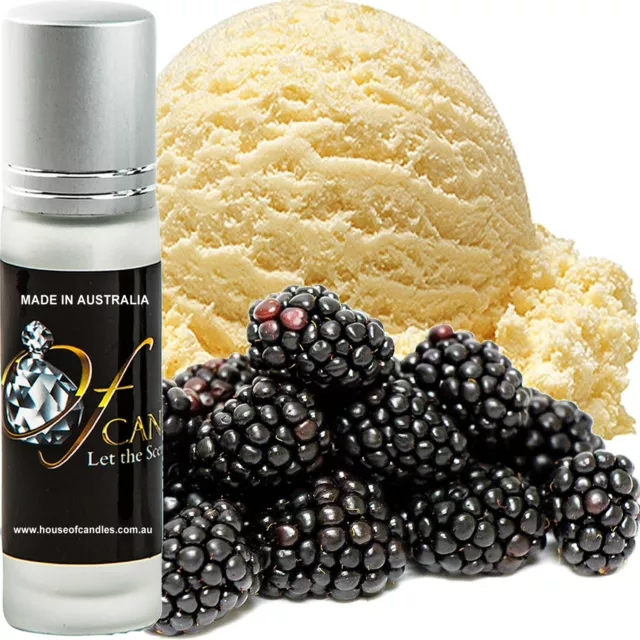 Black Raspberry Vanilla Scented Roll On Perfume Fragrance Oil Luxury Hand Poured