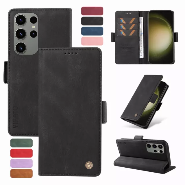 For Samsung Galaxy A34 A33 A32 A31 Luxury Wallet Leather Stand Phone Case Cover