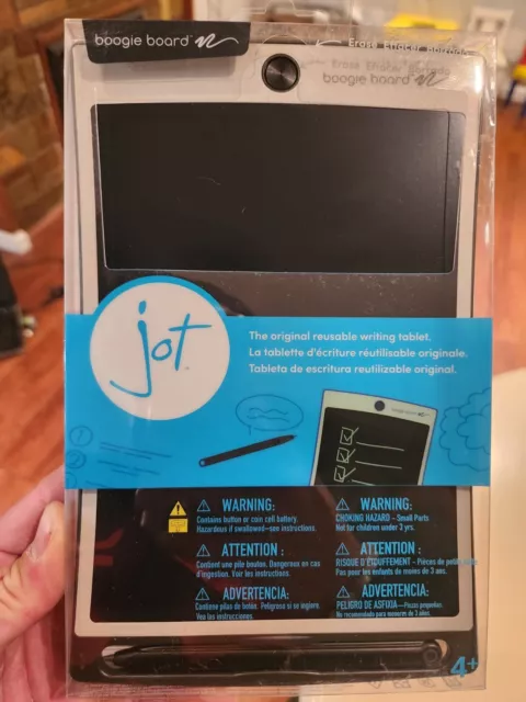 Boogie Board 8.5" Jot Reusable Writing Tablet with Stylus NEW