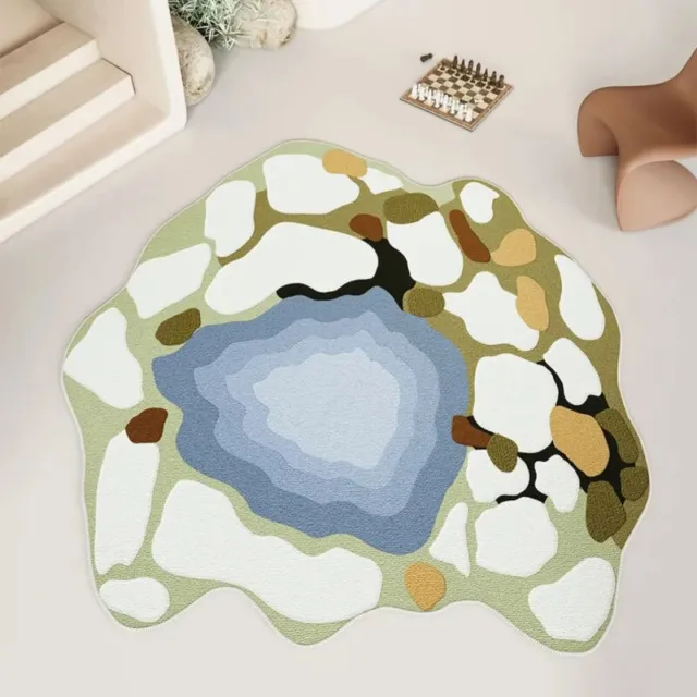 Irregular Shape Bedroom Bedside Plush Mat Carpet Decorate Coffee Tables Rug