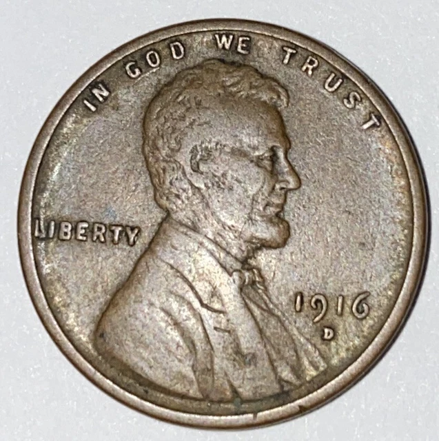 1 US Lincoln Wheat Cent Penny Roll 1928-D/1916-D (50 Coins) Old Vintage 4