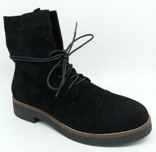 Bottines Botte Chaussures Femme Shoes - 36 et 38 39 - Montante Talon Noir Daim