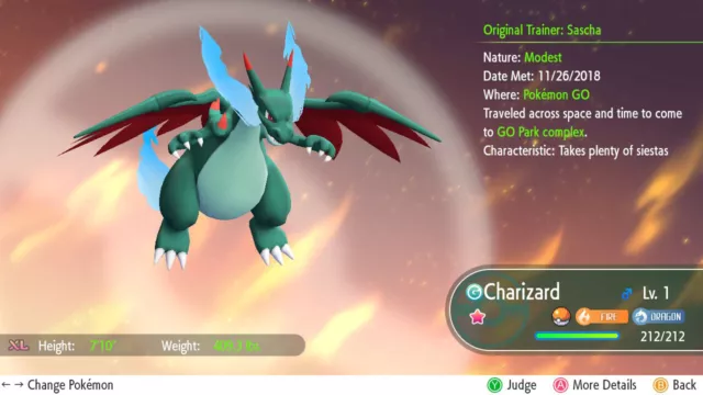 Alle Mega Pokémon in Shiny Lvl 1/20 6 Dv/Ev Max Pokémon Let‘s Go Pikachu/Evoli 3