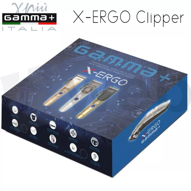 Gammapiù Tagliacapelli X-Ergo Professionale Clipper per Capelli Motore Magnetico 2