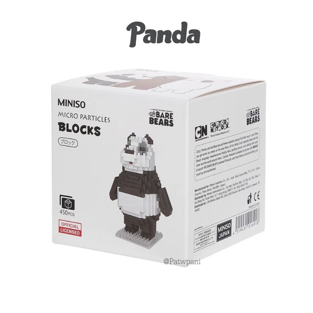 MINISO WE BARE Bears BUILDING 3D BLOCKS LEGO Cute Panda 450 pcs