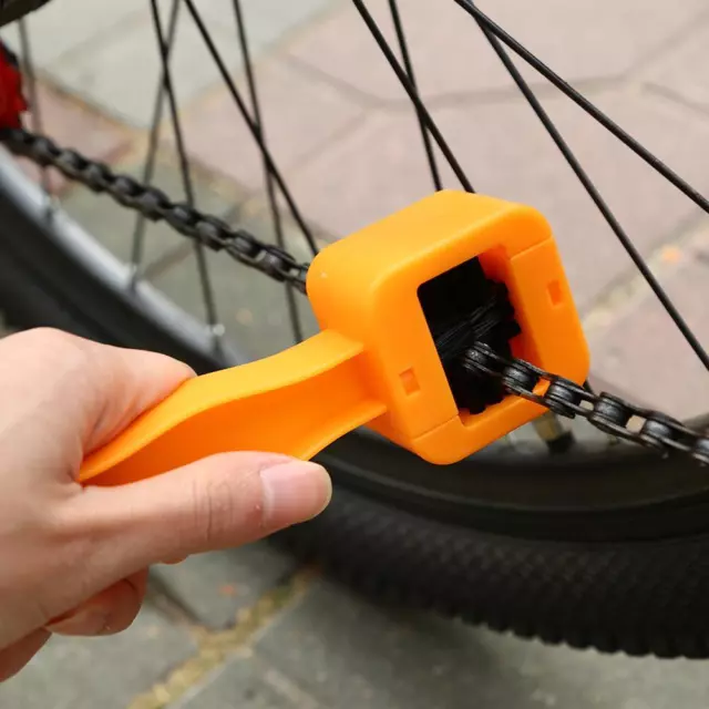 Cycling Cleaning Scrubber 3pcs Bicycle Chain Cleaner Bike Machine Wash Brushes