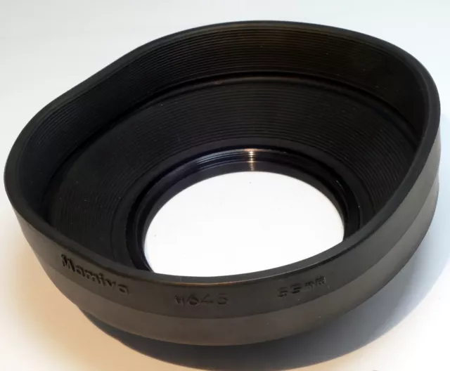 58mm Mamiya 55mm f2.8 wide angle Lens Shade Hood Sekor C M645 wide angle -  OEM