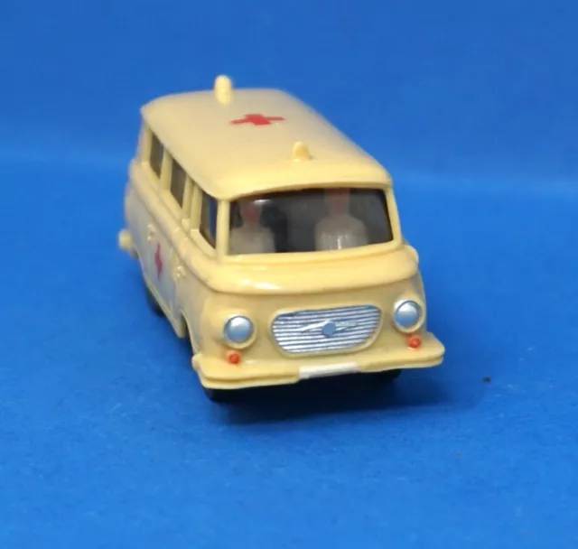 ESPEWE Barkas B 1000 Krankenwagen HO Modellauto DDR 1960er Jahre /P9