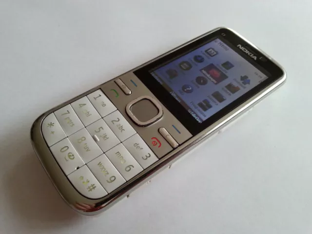 Nokia C5-00 5Mp Weiss Top+Viele Extras+Rechnung+Dhl Versand