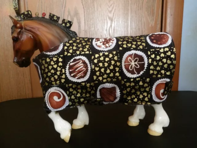 Peter Stone/Breyer Traditional Chocolate Designer Model Horse Show Blanket