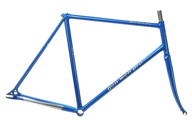GAN WELL PRO Track Fixed Gear Frameset NJS Blue 57cm 55cm TT New