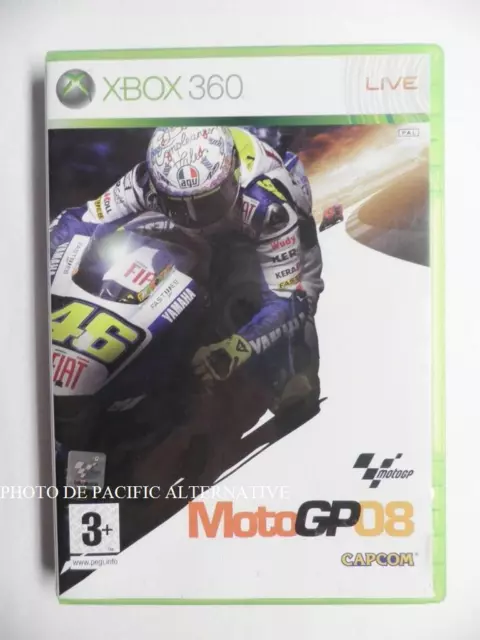 jeu MOTO GP 08 pour xbox 360 francais bike course 2008 game spiel complet X360