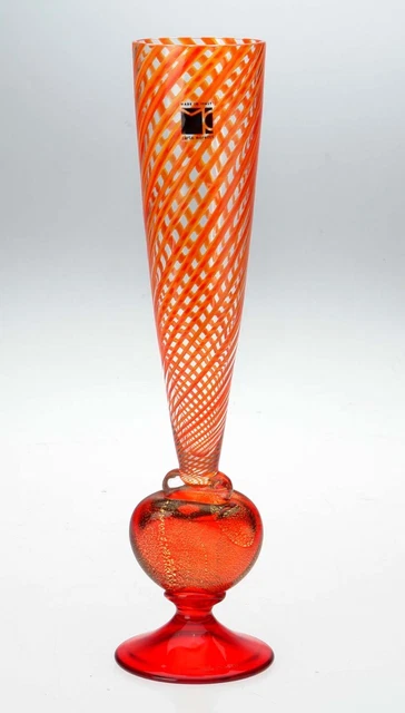 Carlo Moretti Flute Murano 1997 Da Collezione