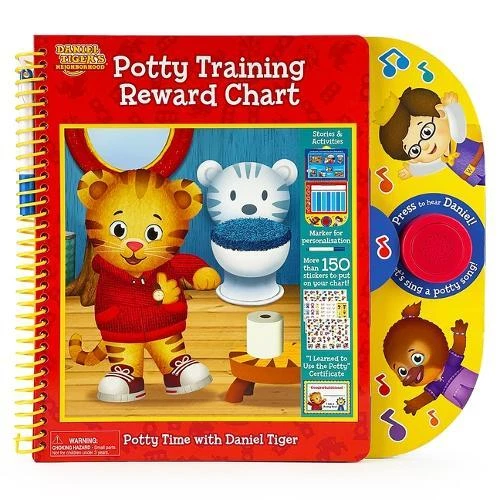 DANIEL TIGER POTTY Training Reward Chart (Mixed Media Product) (US