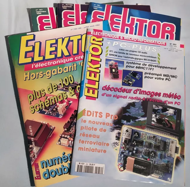 collector  5n° revue  électronique ELEKTOR  annees 90