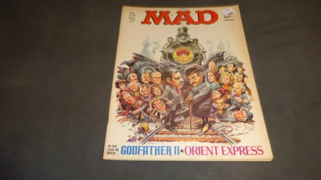 MAD MAGAZINE Oct 1975 # 178 - Godfather II & Orient Express