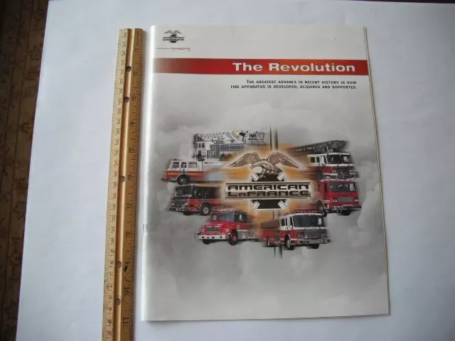 American LaFrance  freightliner Fire Truck 12-page  Sales Brochure Catalog