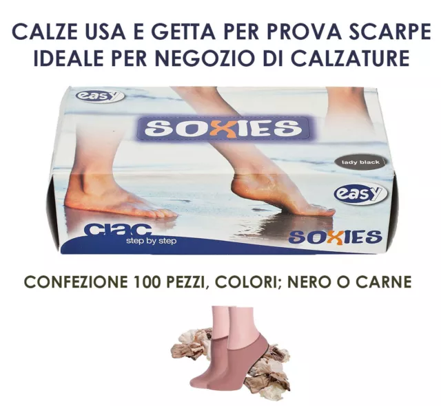 Calze monouso per negozi calzature store