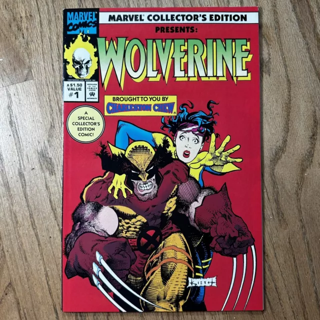 Charleston Chew Marvel Presents #1 Wolverine Spiderman Sam Keith 1992 VFNM Rare!