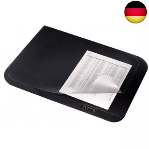 Leitz 53180095 Schreibunterlage, Soft-Touch, mit Abdeckung, 40x53 cm, schwarz