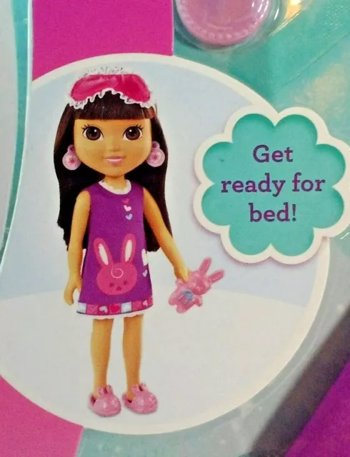 Dora Doll Slumber Party Fashion  Bunny Rabbits Fisher-Price  Age 3 +  Box damage