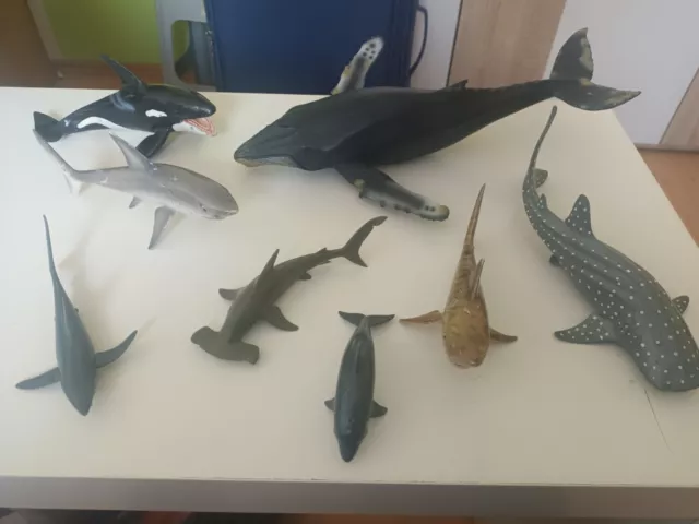 Schleich Meerestiere , Hai , Wal , Wale , Delphin