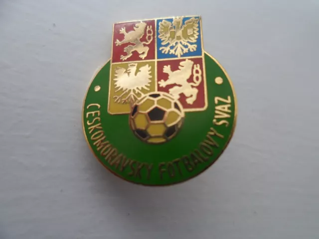 Czech Republic Football Association Enamel Badge