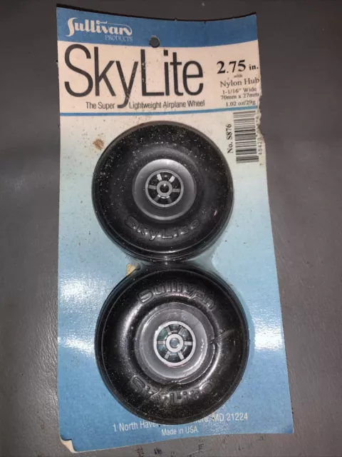 Sullivan Skylite Wheels w/Treads (2.75 ") S876 876 NOS 