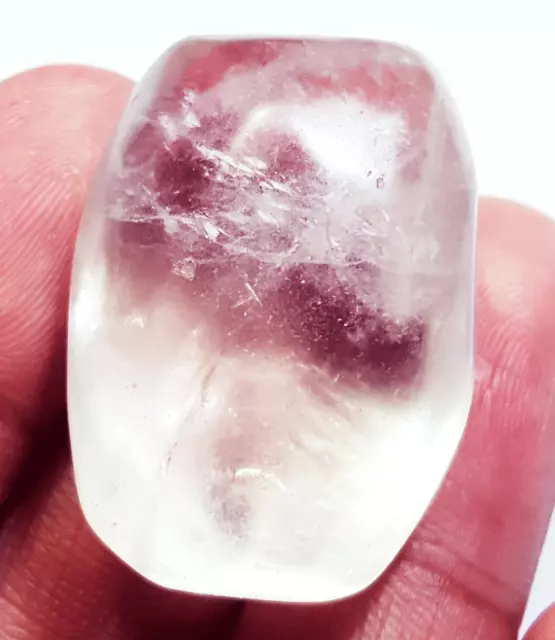 Loose Gemstone 101.20 Ct Natural Crystal Quartz Tumble Certified