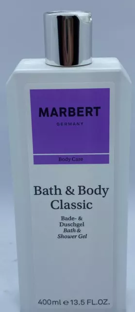 (34,38€/1L) Marbert Bath & Body Classic 400 ml  Duschgel Shower Gel