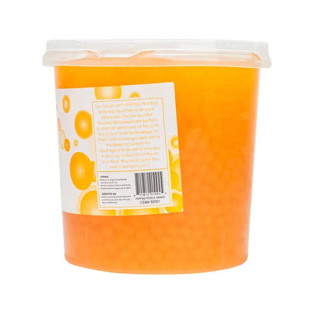 Tea Zone Mango Popping Pearls (7 lbs), B2051 2