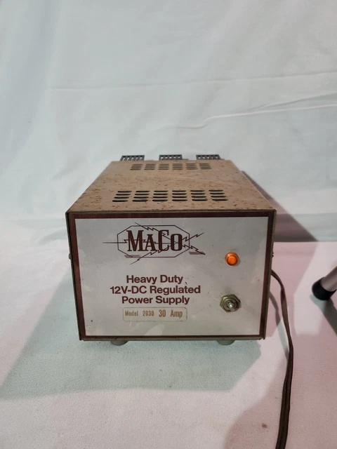 VTG Maco HEAVY DUTY Model 2030 DC Power Supply 30 Amp CB HAM RADIO HOME POWER
