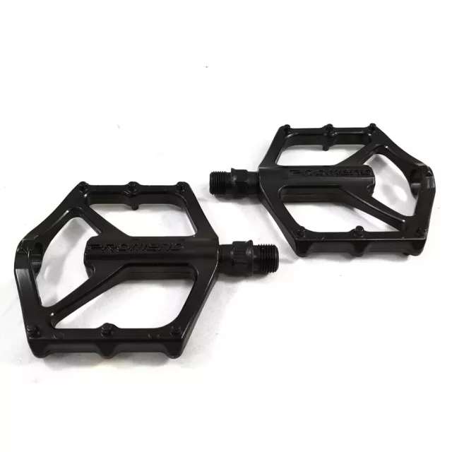Bicycle Pedals NonSlip Metal Mountain Road Bike 9/16" Set Black