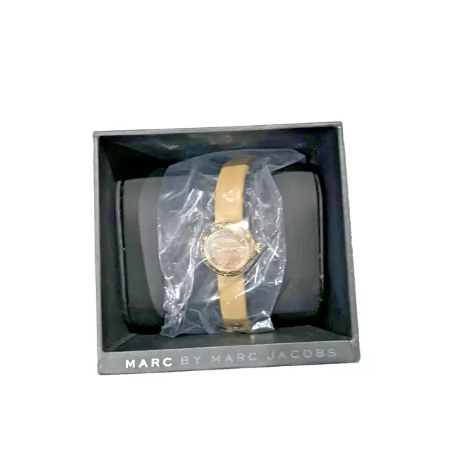 Marc by Marc Jacobs Henry Dinky Taupe Leather Ladies Watch - (MBM1251)