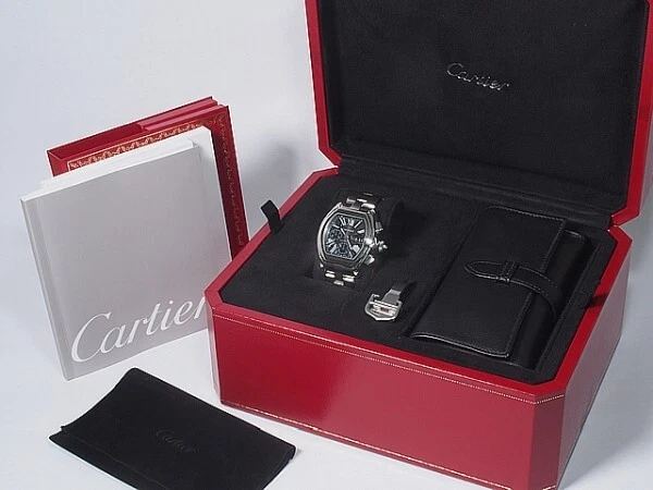 Cartier Roadster Chronograph W62020X6 Automatic Winding Black Dial Men's Watch Cartier Roadster Chronograph W62020X6 Automatic Winding Black Dial Men's Watch