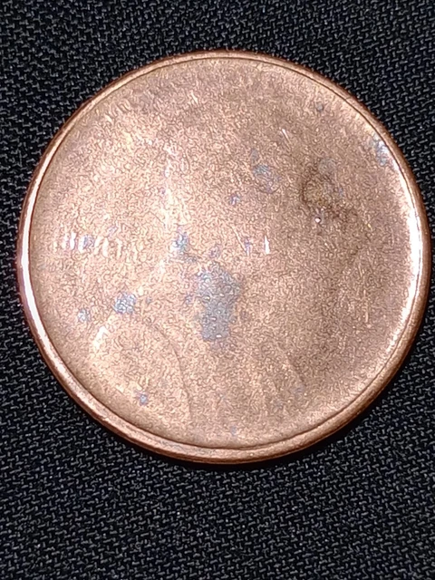 ND Lincoln Cent, US Mint error coin! Struck thru capped die, full brockage! ND Lincoln Cent, US Mint error coin! Struck thru capped die, full brockage!