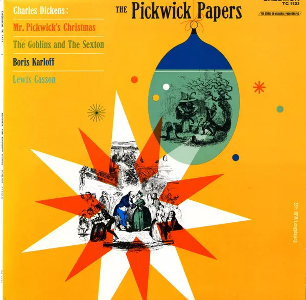 Charles Dickens , Lewis Casson, Boris Karloff - The Pickwick Papers (LP, Mono)